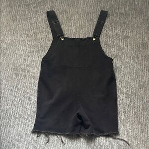 Zara Women’s Charcoal Overalls - shorts size M